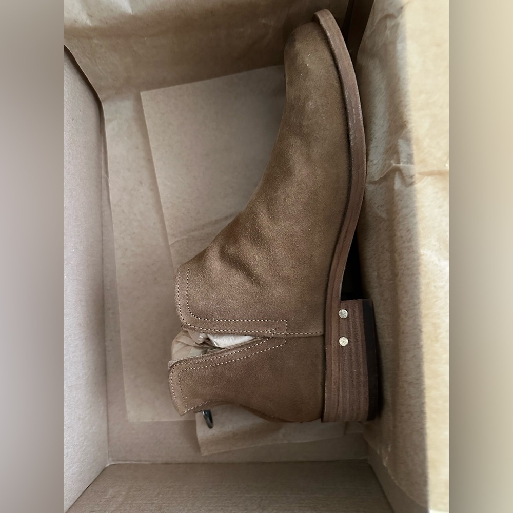 Beek Falcon Ankle Boots – Chestnut Brown Suede Leather, Size 7 – NIB - Picture 4 of 13